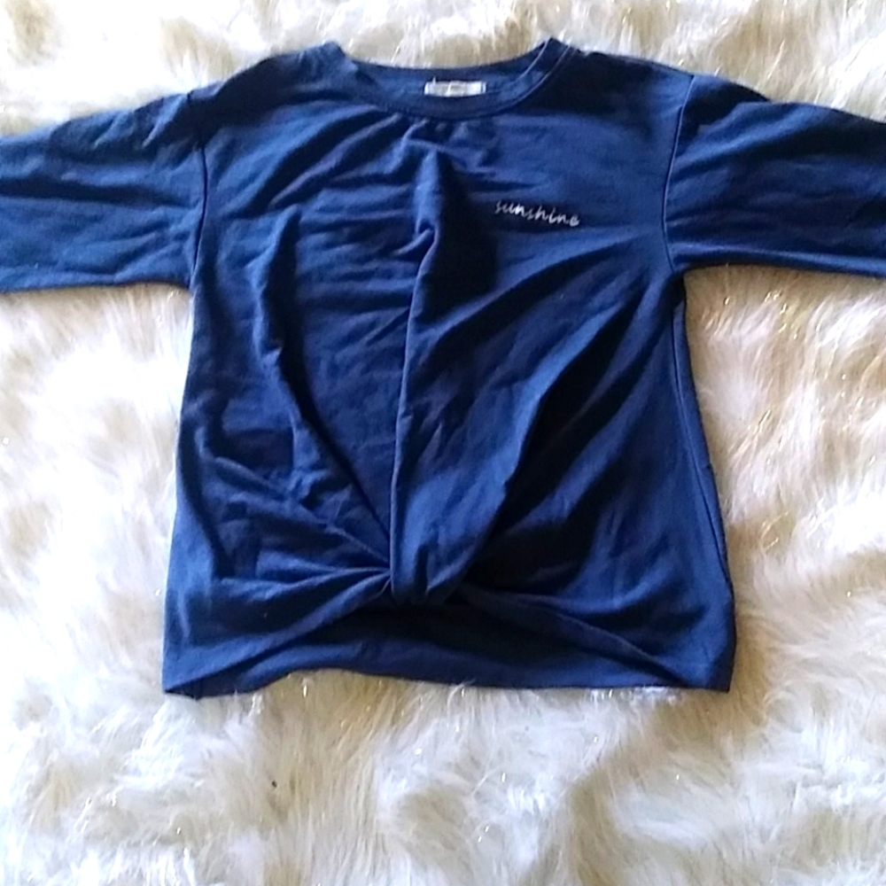 Blue long sleeve shirt size LY